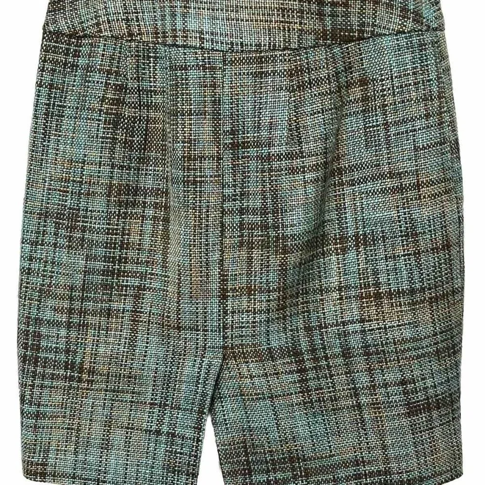 Limited Collection Tweed Lined Skirt Womens Sz 2 Plaid Knee Length Career Wear - Picture 4 of 5
